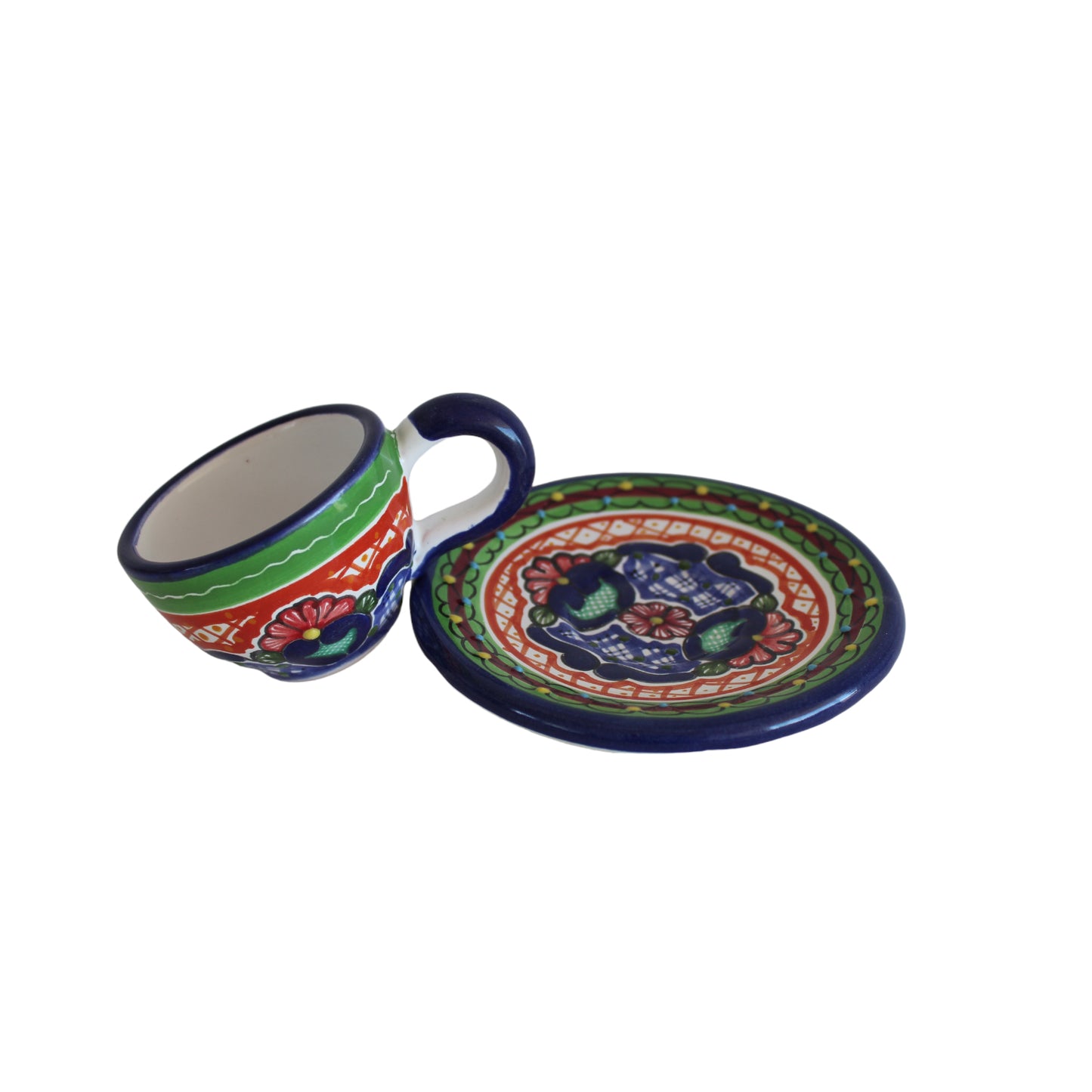 Taza Talavera Con Plato Express.